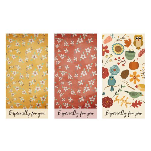 10-50pcs ' Especially For You' Rectangle Stickers  Small Bus