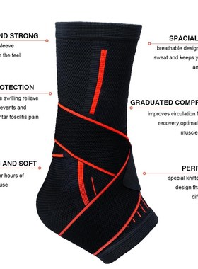 Pressurizable Protection Foot Bandage Ankle Support Brace