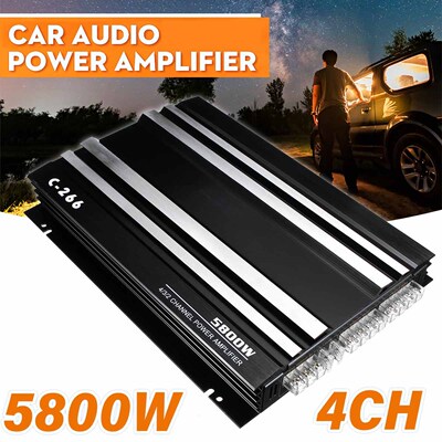 12V 5800W  Amplifier Multichannel Powerful  Audio Subwoofer