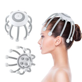Electric Scalp Massager Rechargeable Head Scratcher 4 Vibrat
