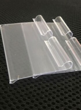 60Pcs Plastic Sign Label Holder Hanging Hook Shelf Retail Pr