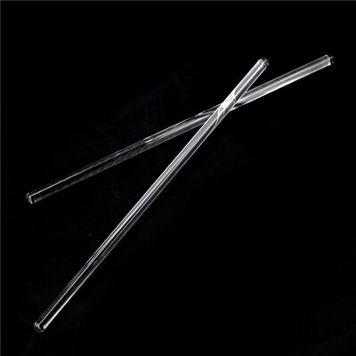 2pcs 6*200mm  Glass Stirring Rod  Lab se Stiring Stirrer Lab