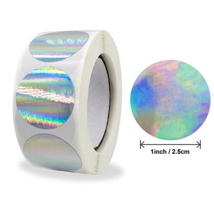 New 50-500pcs silver foil labels thank you sticker for busin