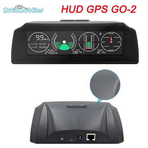 GO 2 GPS Escort Speed Slope Meter Inclinometer Car HUD Head-