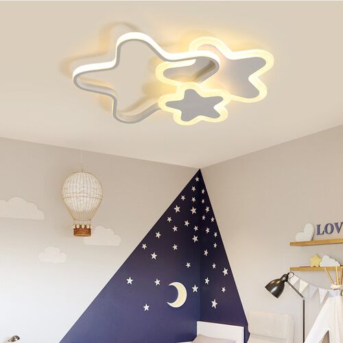 Pink/White LED Ceiling chandelie Lights  Children's room Gir