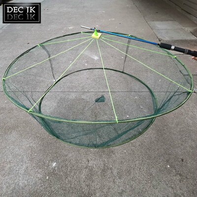 Drop Fishing/Landing Net Crayfish/Shrimp Catcher Tank Castin