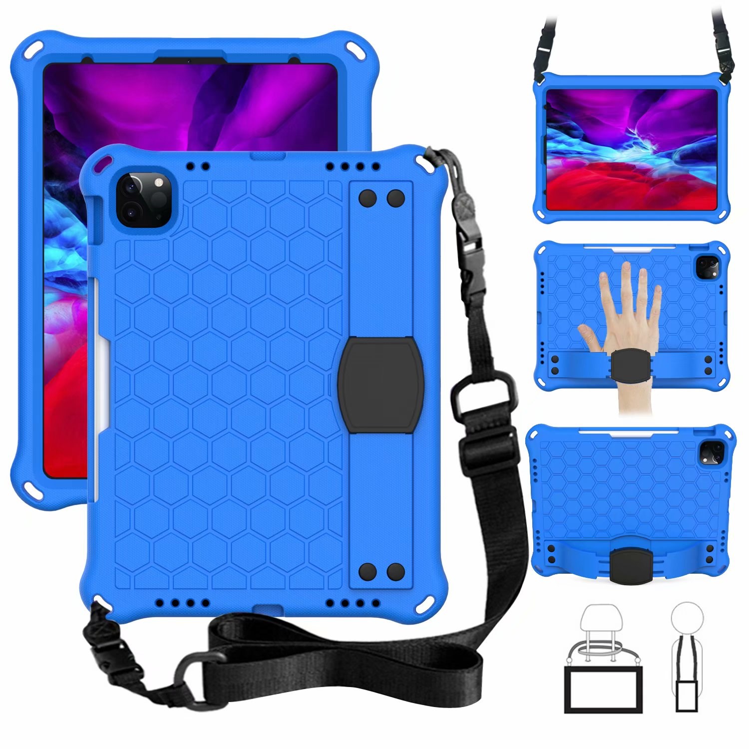 For IPad Air 4 10.9 Inch 2020 Case Kids Shockproof EVA Foam