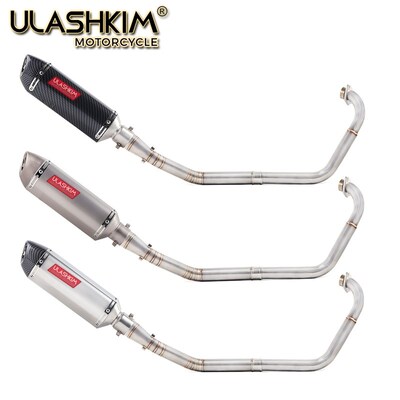 Motorcycle Full Exhaust Ese System Modifed Middle Link Pipe