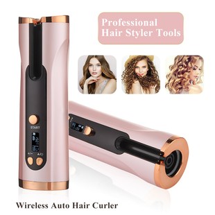 Portable Automatic Hair Curler Auto Ceramic Wireless Curling