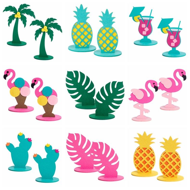 pineapple tropical decor garden flamingo parti decor hawaiia