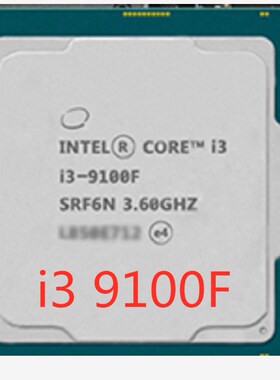 Core i3-9100F SRF6N O PC Computer Desktop Processor LGA1151