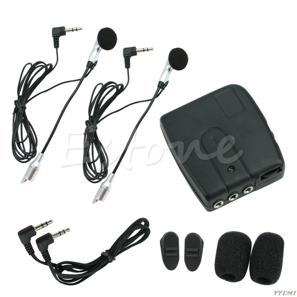 Motorbike Motorcycle Helmet 2-way Intercom Headset Communica