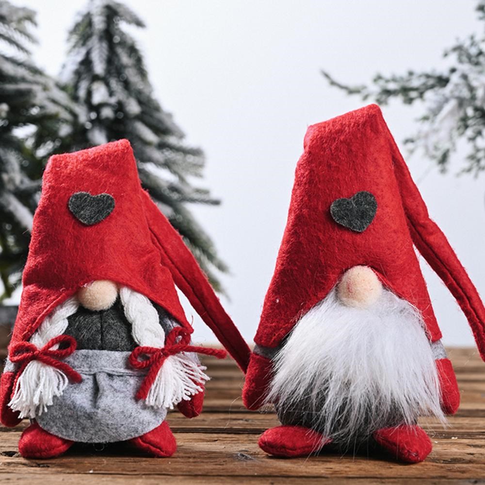 Merry Christmas Dolls Ornaments Christmas Table Decorations