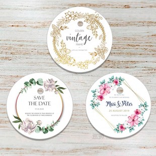 500pcs Custom Sticker and Customized Logos Wedding Birthdays