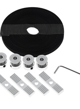 3D Printer Parts 5 meter Gt2 toothed belt & 4 x 20 toothed b