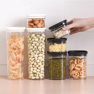 Kitchen Food Storage Box Container Set Organizer Square Vacu