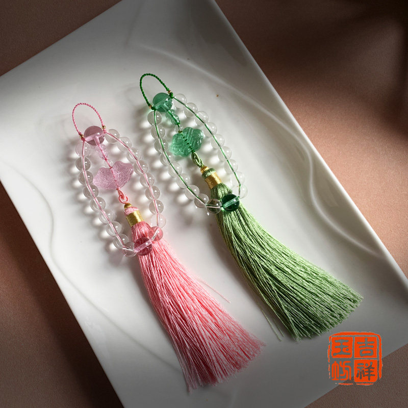 7A级天然白水晶全净体十八子手持旗袍压襟车挂琉璃流苏薄荷碧玺色,饰品/流行首饰/时尚饰品新,手饰/手串,淘宝优惠券,粉丝福利购,淘宝优惠卷