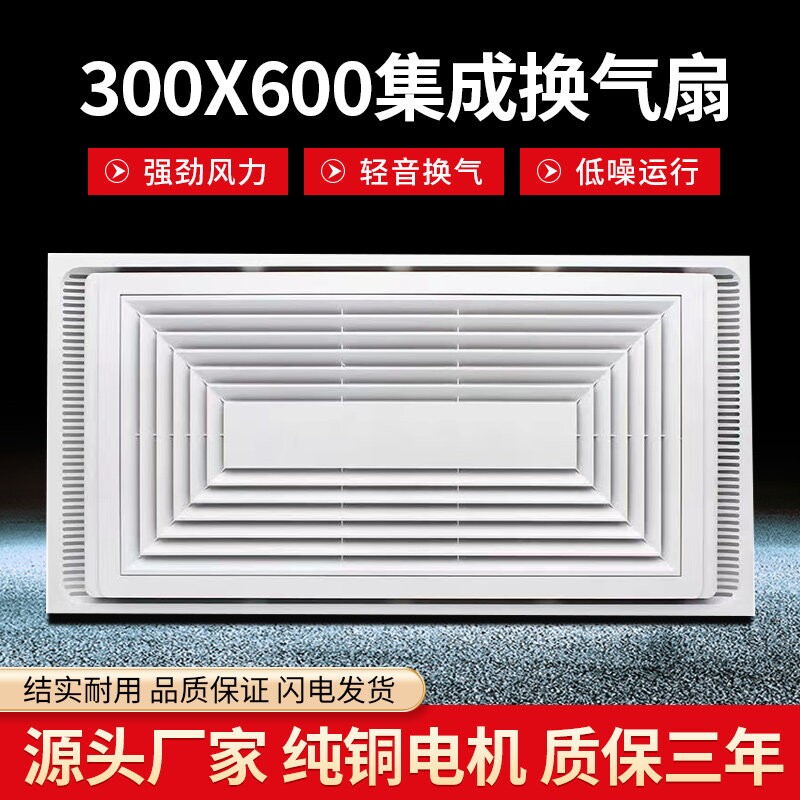 上海正野300X600集成吊顶照明换