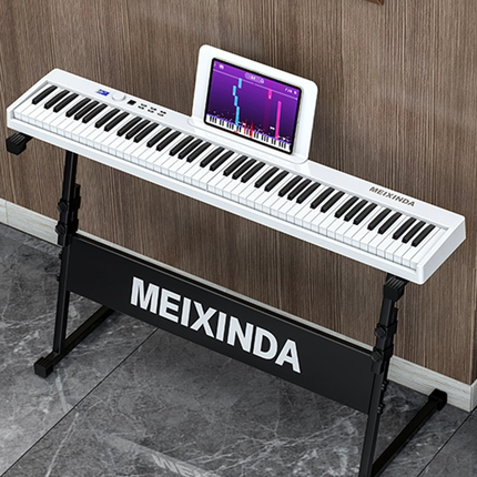 电子琴88键便携式折叠琴儿童专业成年电钢幼师钢琴家用初学者入门
