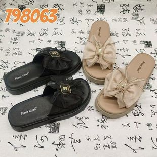 厚底踩屎感女2025年新款 夏季 外穿配裙子绝美凉拖沙滩鞋 拖鞋