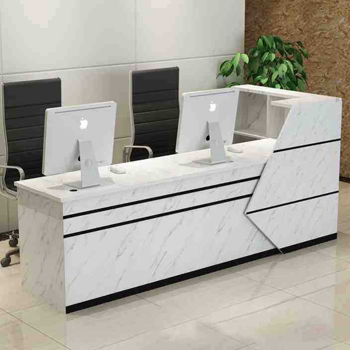 收银台前台接待◆定制◆台公司酒店吧台柜简约现代超市电脑大气吧