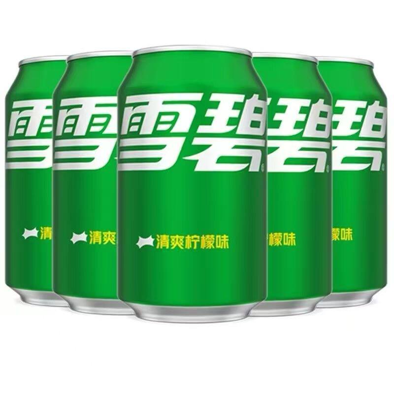 雪碧清爽柠檬味汽水碳酸饮料