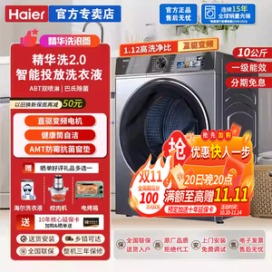 Haier/海尔EG100BD389PLUSL速溶精华洗洗衣机家用直驱滚筒洗衣机