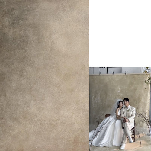 斑驳米黄墙面橙白墙面肌理纹理影楼婚纱摄影拍照背景布服饰毕业照喷绘油画布模特个性创意艺术写真MH-1292