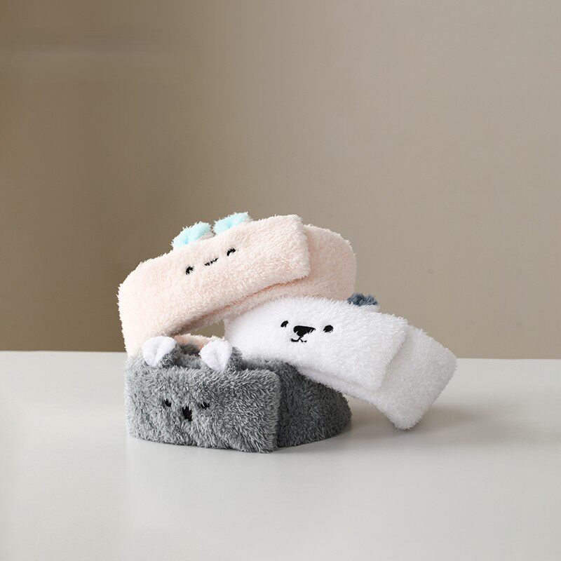 日式洗脸发带男女新款化妆敷面膜专用发圈防滑头箍魔术贴束发带