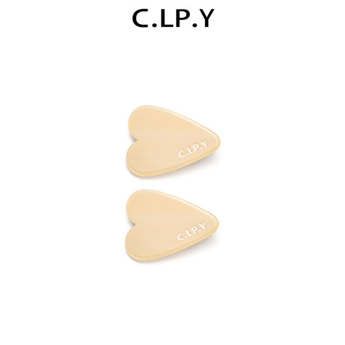 C.LP.Y爱心logo基础发夹