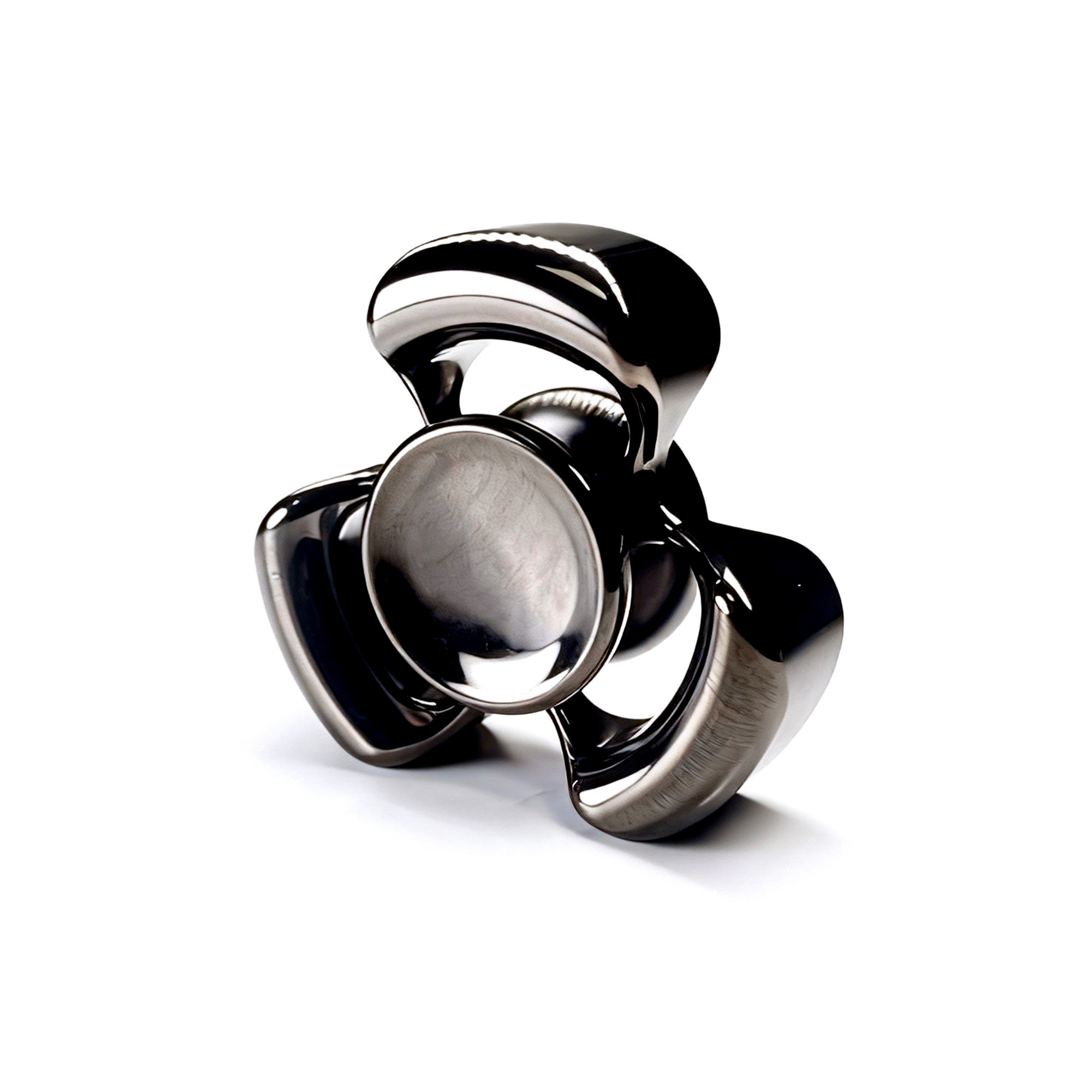 精工地平线mega真空电镀黑色 高转速指尖陀螺edc解压玩具跨境出口