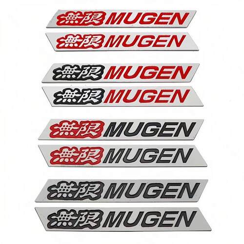 适用于本田凌派思铭飞度锋范改装无限MUGEN车标车身贴