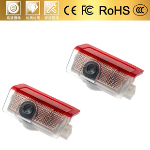 适用于奔驰迎宾灯 E级C级R级 CLA GLK S级车门迎宾灯镭射灯改装