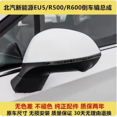 适配18-22款新能源EU5/R500/600后视镜倒车镜总成绅宝D50反光镜灯
