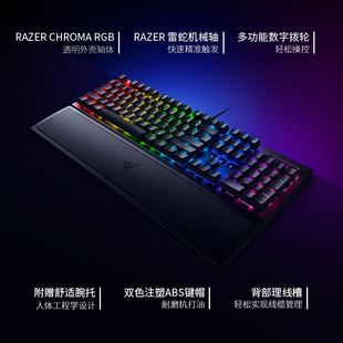 Razer雷蛇黑寡妇蜘蛛V3电竞电脑游戏RGB背光机械键盘104键