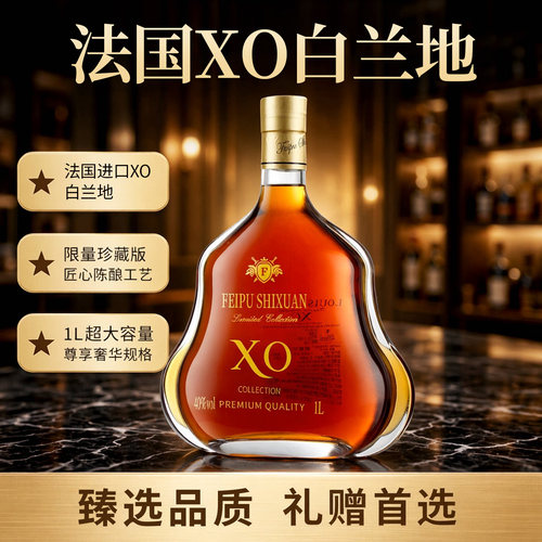 法国进口XO白兰地1L*4整箱