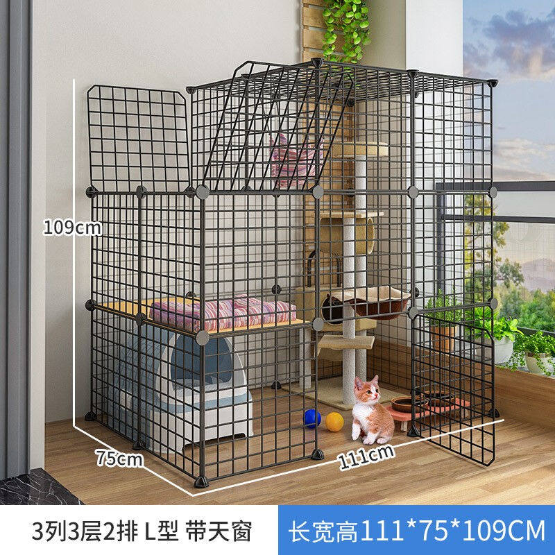 2023宠趣汇猫笼子大号猫笼猫别墅双层三层超大自由空间宠物兔笼子高性价比高么？