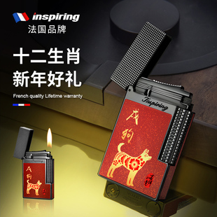 高端火机高档定制红色生肖朗声打火机送男友高颜值官方正品 旗舰店