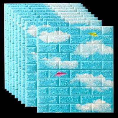 墙纸自粘卧室温馨3d立体背景