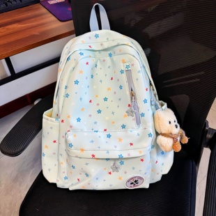ins风星星背包大容量书包学生上课轻便减负双肩包旅游通勤电脑包