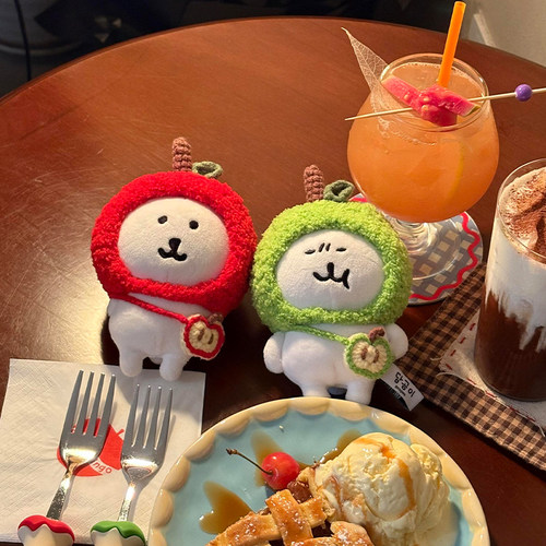 10厘米自嘲熊公仔的苹果套装娃衣