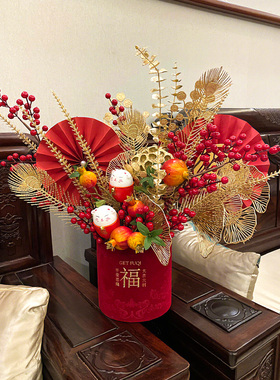 DIY的过年抱抱桶！过年好喜庆！