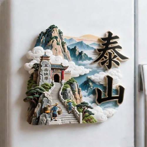 山东泰山金属冰箱贴文创纪念品