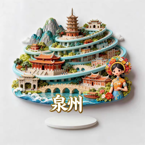 泉州金属冰箱贴文创旅游纪念礼品