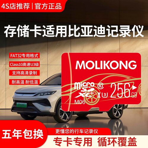 适用比亚迪全系行车记录仪存储卡