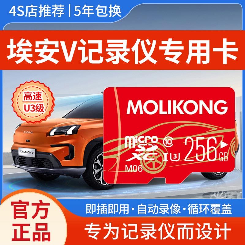 适用埃安V霸王龙记录仪内存卡