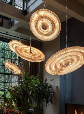 工厂荷兰Kooij Fresnel波纹玻璃吊灯现代简约餐厅吧台设计师样板