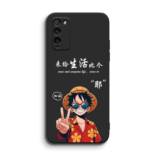 luckrider适用于荣耀30青春版huawei手机壳mxw-an00文字创意honor 30lite保护套。荣誉30lite日韩爆款ry30lit