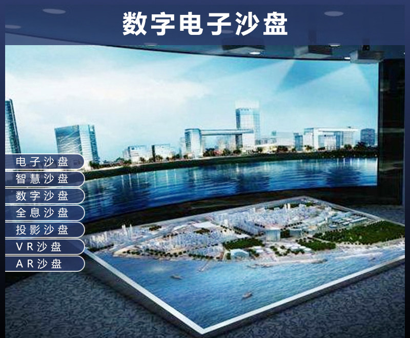 ar数字沙盘模型电子投影沙盘全息互动沙盘3d屏幕多媒体智慧展厅
