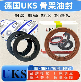 德国进口UKS骨架油封耐油高温TC TG4丁晴NBR氟胶FKM机器人密封